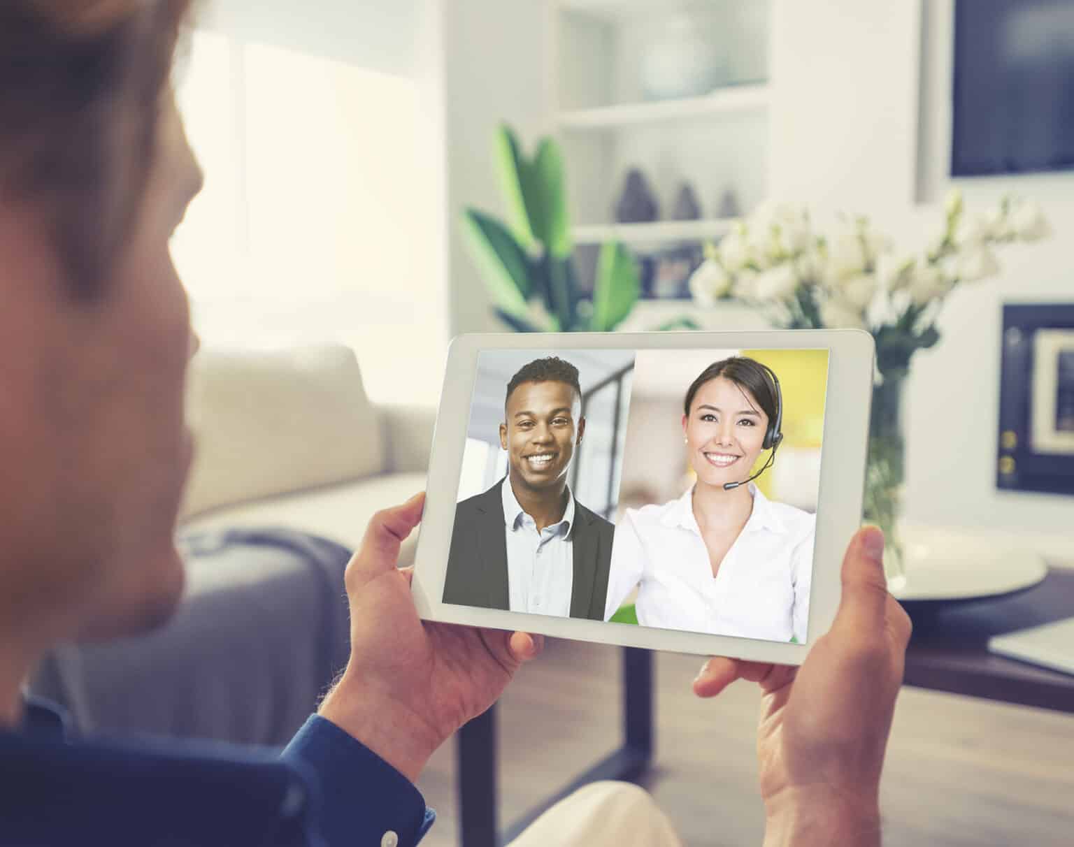 How to host a video meeting or telehealth call with an interpreter